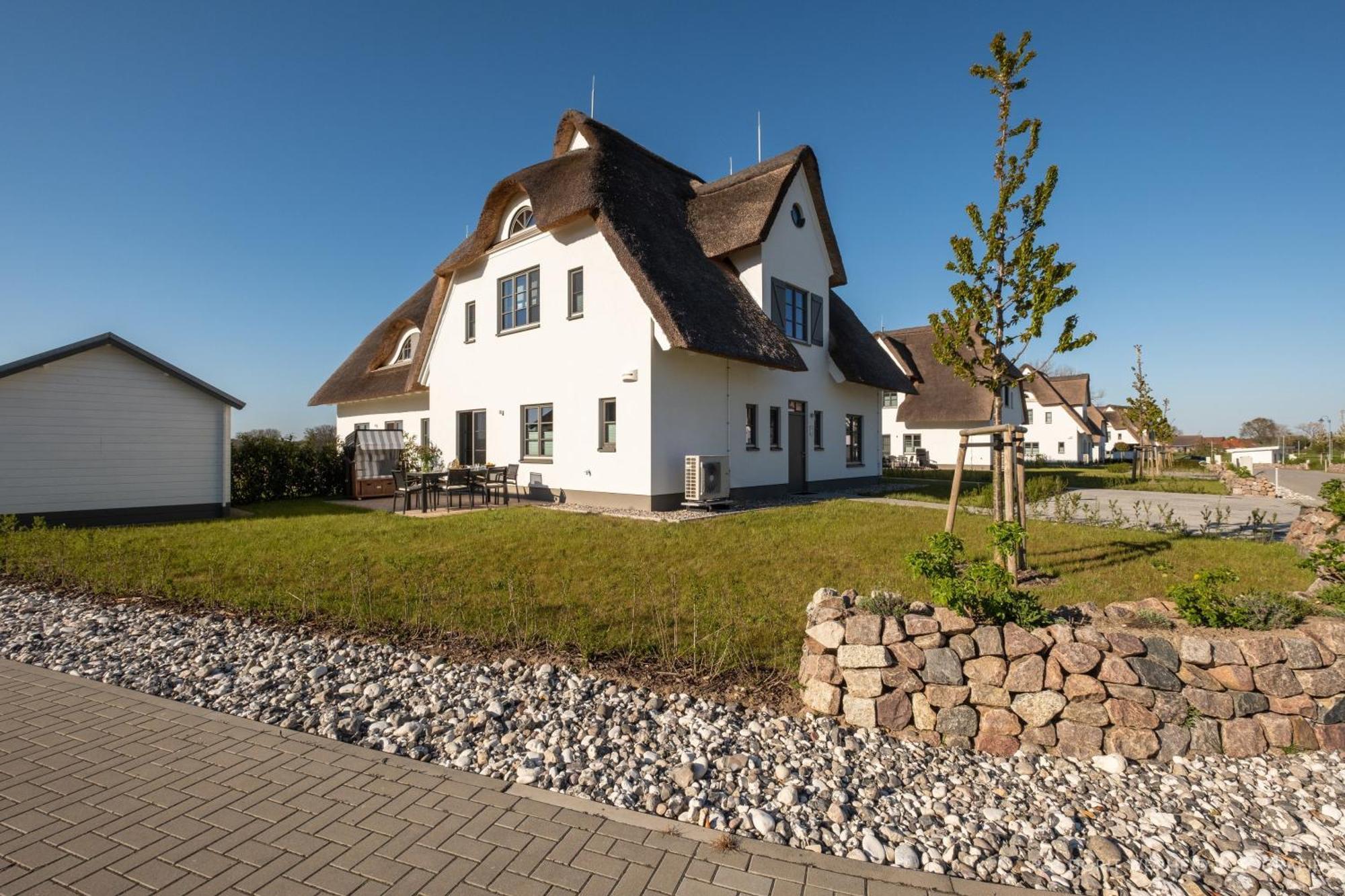 Вилла Inseldomizil Stolpe - Urlaub Unter Reet Auf Usedom Stolpe auf Usedom Экстерьер фото