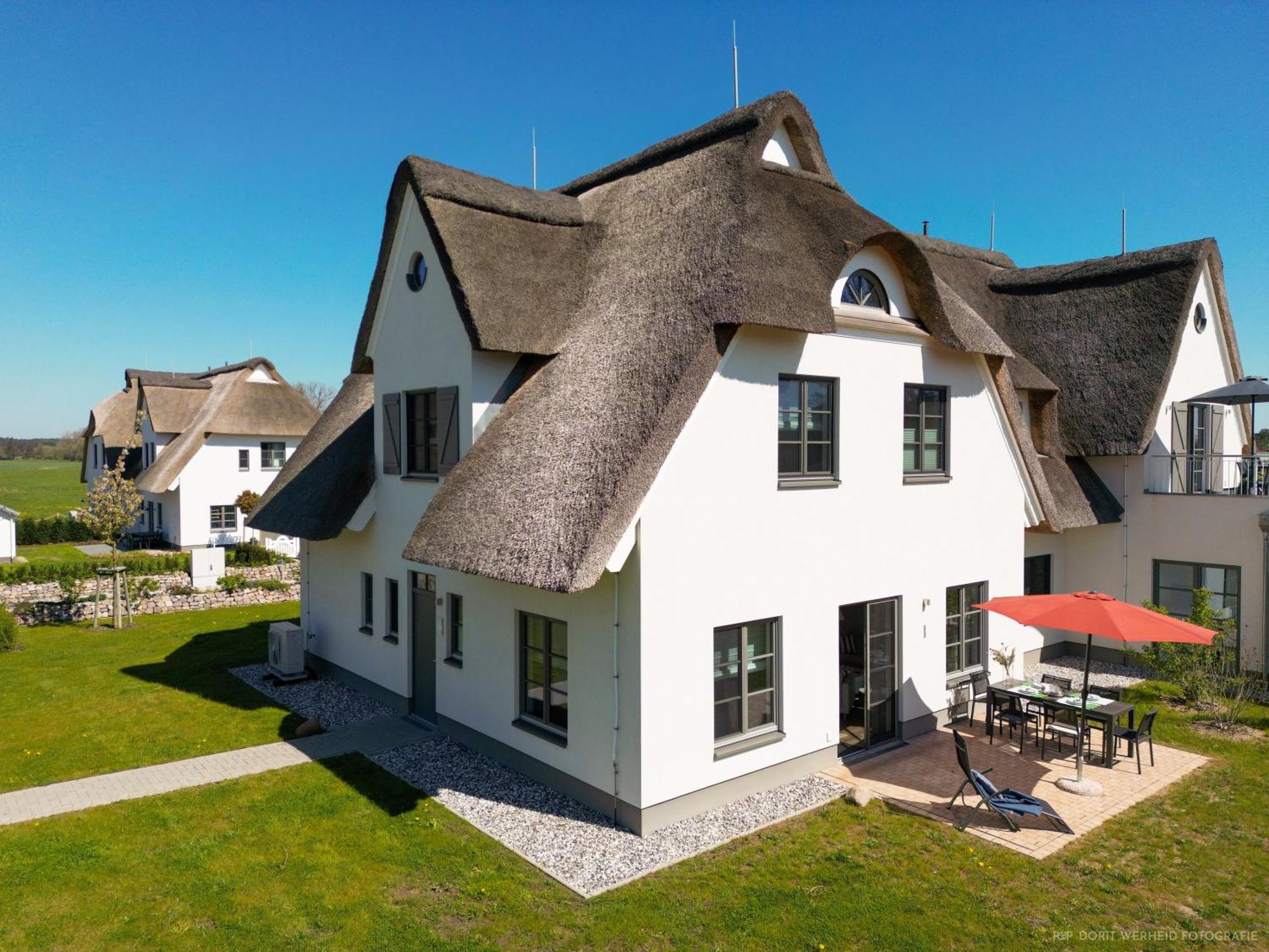 Вилла Inseldomizil Stolpe - Urlaub Unter Reet Auf Usedom Stolpe auf Usedom Экстерьер фото